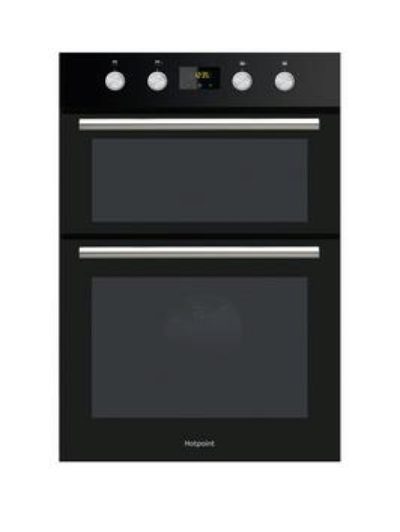 Hotpoint Dd2844Cbl 60Cm Built-In Double Electric Oven  - Oven Only